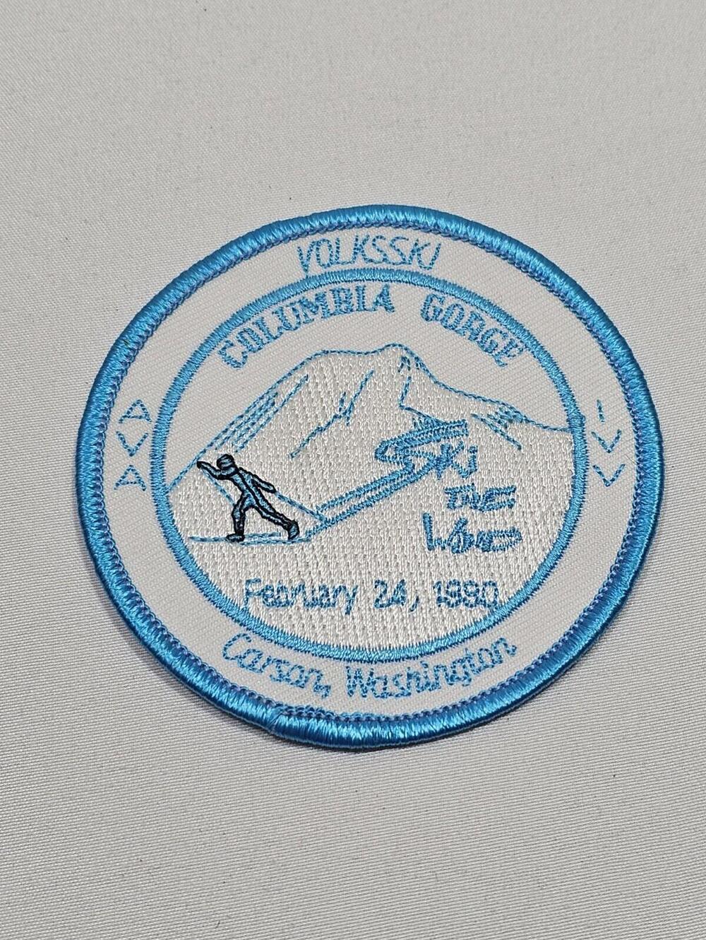 Vintage 1980 Volkski Columbia Gorge Carson Washington Patch - Picture 1 of 3